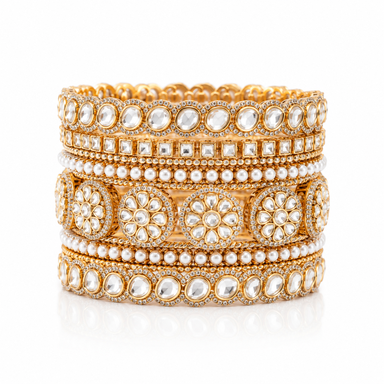 Kundan & Stone Bangles